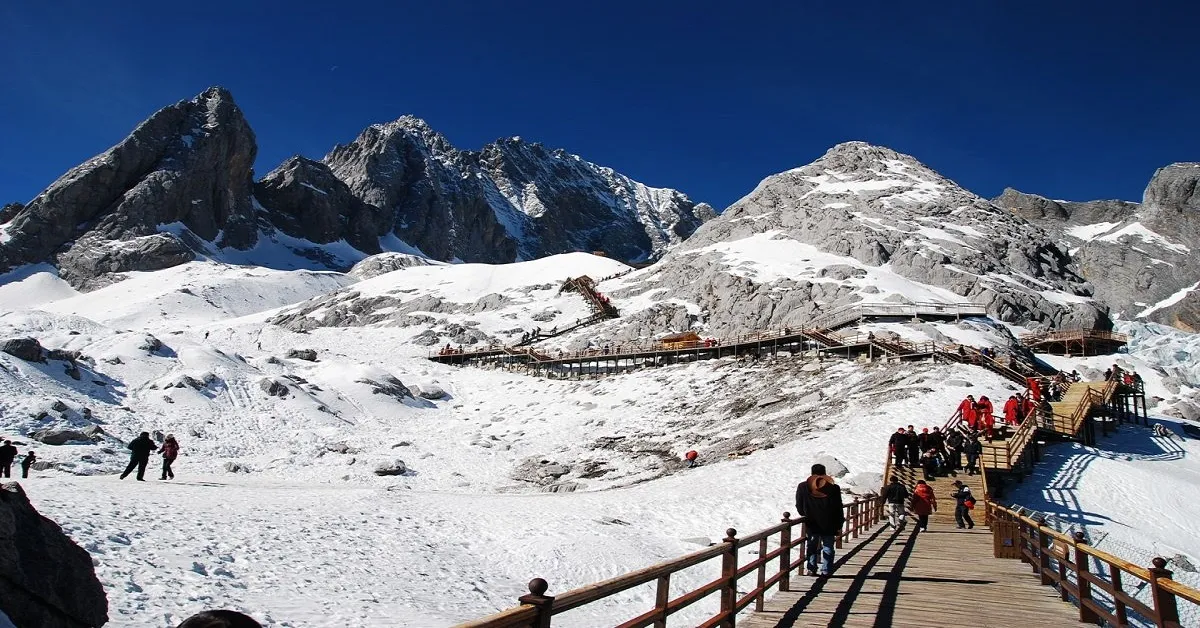China Yunnan Kunming Dali Lijiang Shangri-La Jade Dragon Snow Mountain - ทัวร์จีน ยูนหนาน คุนหมิง ต้าลี่ ลี่เจียง แชงกรีล่า พิชิตภูเขาหิมะมังกรหยก ไม่ลงร้าน