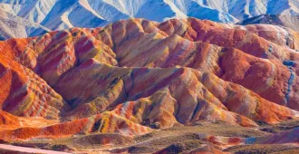 China Xinjiang Silk Road - ทัวร์จีน ซินเจียง เส้นทางสายไหม ภูเขาสายรุ้ง ภูเขาหิมะเทียนซาน (ไม่ลงร้าน)