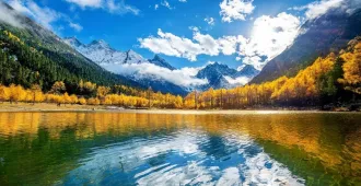 China Chengdu Siguniangshan Bipenggou Dagu Glacier - ทัวร์จีน เฉิงตู เที่ยว 3 อุทยาน สี่ดรุณี ปี้เผิงโกว ต๋ากู่กลาเซียร์ (ไม่ลงร้าน)