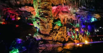 China Nanning Detian Waterfall Longgong Ice Cave - ทัวร์จีน หนานหนิง น้ำตกเต๋อเทียน เที่ยวชมถ้ำน้ำแข็งหลงกง (ไม่ลงร้าน)