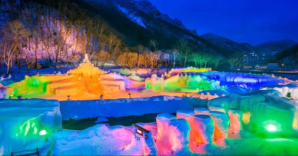 Japan Hokkaido Sapporo Asahikawa Sounkyo Ice Festival Ice Breaker - ทัวร์ญี่ปุ่น ฮอกไกโด ซัปโปโร อาซาฮิคาวะ ชมเทศกาลน้ำแข็งโซอุนเคียวและสนุกกับกิจกรรมล่องเรือตัดน้ำแข็ง (อิสระ 1 วัน)