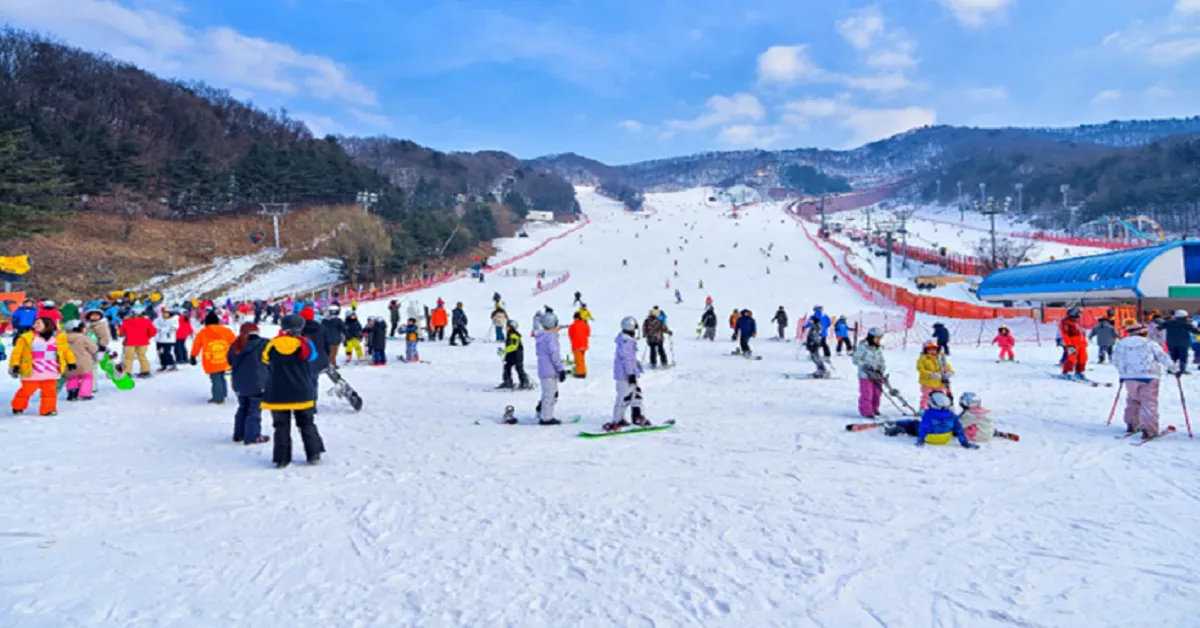 South Korea Incheon Everland Happy New Year  - ทัวร์เกาหลี มหัศจรรย์ อินชอน เล่นสกีท้าลมหนาว ตะลุยสวนสนุกเอเวอร์แลนด์ ช่วงเทศกาลปีใหม่ 