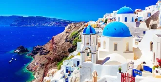Grand Greece Thessaloniki Kalambaka Delphi Patras Fira - ทัวร์แกรนด์ กรีซ เทสซาโลนิกิ คาลัมบาก้า เดลฟี ปาทรัส ฟิร่า ชมหมู่บ้านเอีย ขึ้นชื่อว่าสวยที่สุดในเกาะไซคลาดิส 