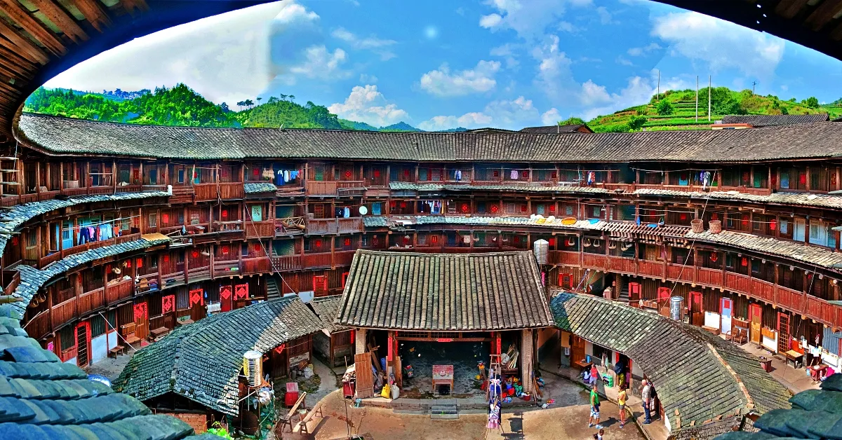 China Shantou Zhangzhou Yongding Earth Building - ทัวร์จีน ซัวเถา จางโจว บ้านดินถู่โหลวหย่งติ้ง เยือนถิ่นกำเนิดชาวแต้จิ๋ว