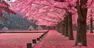 Korea Seoul Spring Blomm - ทัวร์เกาหลี โซล ซอรัค เอเวอร์เเลนด์ ร่วมเทศกาลดอกพ็อกกดบาน