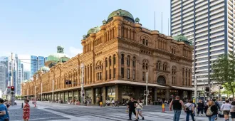 Australia sydney Melbourne Queen Victoria Building - ทัวร์ออสเตรเลีย ซิดนีย์ เมลเบิร์น เที่ยวชมอาคารควีนวิคตอเรีย