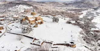 Georgia Tbilisi Gori Gudauri Mtskheta Signagi Kvareli Ski - ทัวร์จอร์เจีย ทบิลิซี่ กอรี่ กูดาอูรี มิทสเคต้า ชิกนากิ ควาเรลี สกี รีสอร์ท ขึ้นกระเช้าไฟฟ้าสู่ป้อมนาริคาล่า (พักกูดาอูรี 2 คืน)
