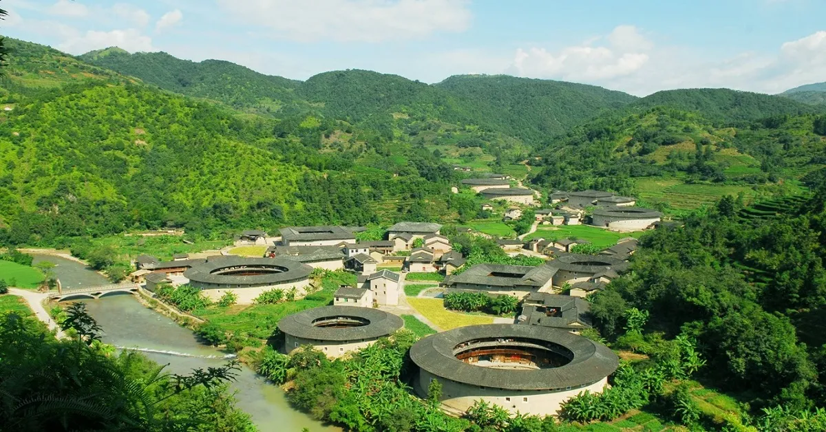 China Xiamen Quanzhou Fujian Tulou - ทัวร์จีน เซี่ยเหมิน ฉวนโจว บ้านดินเกาเป่ยถู่โหลว (ไม่ลงร้าน)