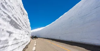 Japan Alps Osaka Shirakawago - ทัวร์ญี่ปุ่น โอซาก้า กำแพงหิมะ ชิราคาวาโกะ ทุ่งดอกพิ้งค์มอส