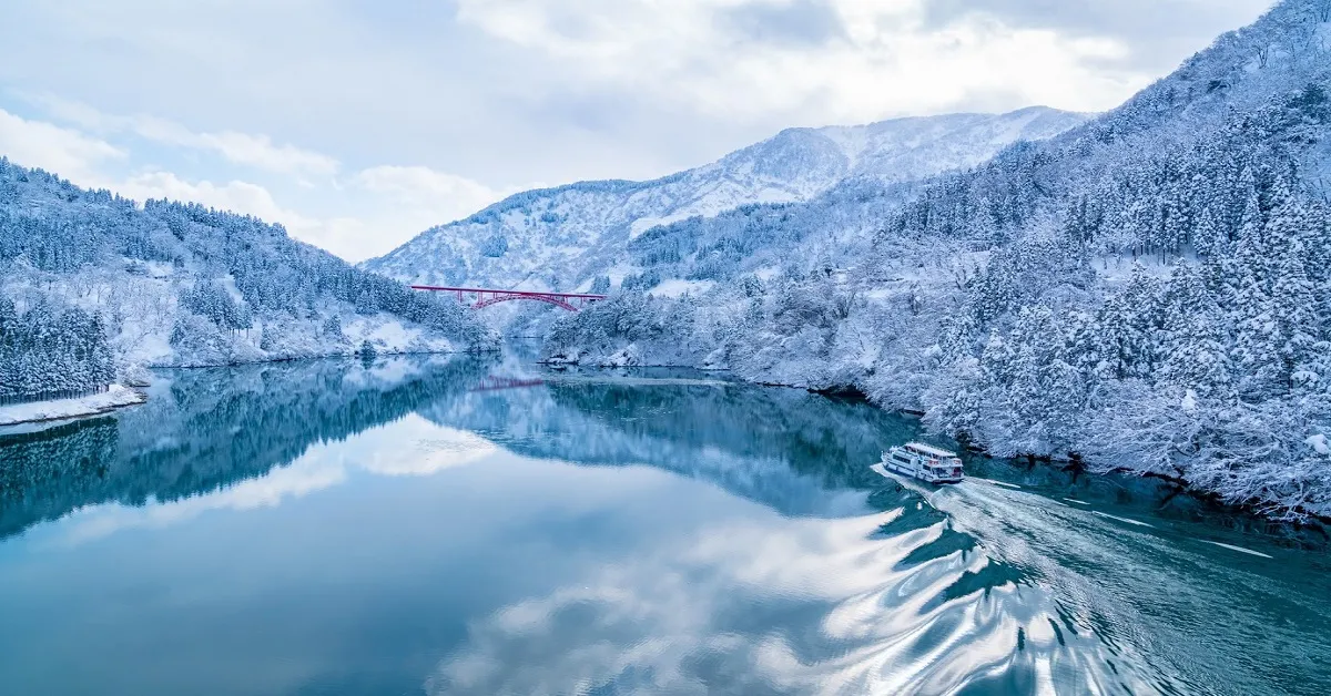Japan Kyoto Hakuba Shogawa Gorge Cruise - ทัวร์ญี่ปุ่น เกียวโต  ล่องเรือสำราญโชกาวะ