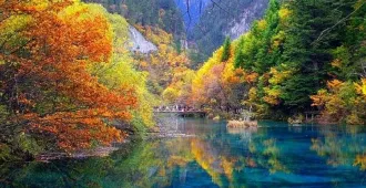 China Chengdu Jiuzhaigou Siguniangshan Huanglong Autumn - ทัวร์จีน ซุปตาร์...เฉิงตู จิ่วจ้ายโกว เขาสี่ดรุณี หวงหลง ใบไม้เปลี่ยนสี (ไม่ลงร้าน)