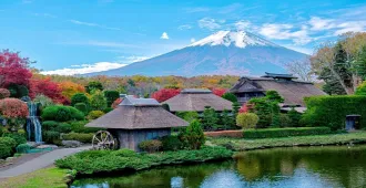 Japan Tokyo Fuji Autumn - ทัวร์ญี่ปุ่น โตเกียว ฟูจิ หมู่บ้านน้ำใสโอชิโนะ ฮักไก ปราสาทโอดาวาระ ใบไม้เปลี่ยนสี 