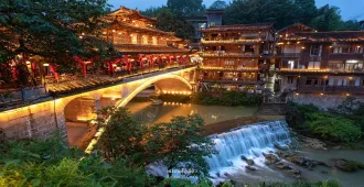 China Yichang Zhangjiajie Furong Town - ทัวร์จีน หยีชัง จางเจียเจี้ย เมืองโบราณฝูหรงเจิ้น (ลงร้าน)