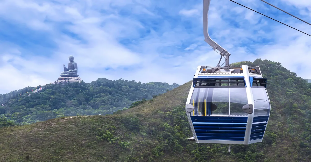 Hong Kong  Ngong Ping - ทัวร์ฮ่องกง นั่งกระเช้านองปิง ไหว้พระ ขอพรให้ปัง ชมความงามฮ่องกงได้ก่อนใคร