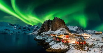 Grand Norway Tromso Lofoten Senja Island Watch Northern Lights - ทัวร์แกรนด์ นอร์เวย์ ทรุมเซอ โลโฟเตน เกาะเซนญา เที่ยวชมแสงเหนือ