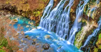 Japan Hokkaido Sapporo Biei Otaru Freeday Shirahige Waterfall Autumn - ทัวร์ญี่ปุ่น ซุปตาร์ ฮอกไกโด ซัปโปโร บิเอะ โอตารุ สโลว์ไลฟ์ มีฟรีเดย์ให้ใจได้พัก เที่ยวชมน้ำตกชิราฮิเกะ ใบไม้เปลี่ยนสี