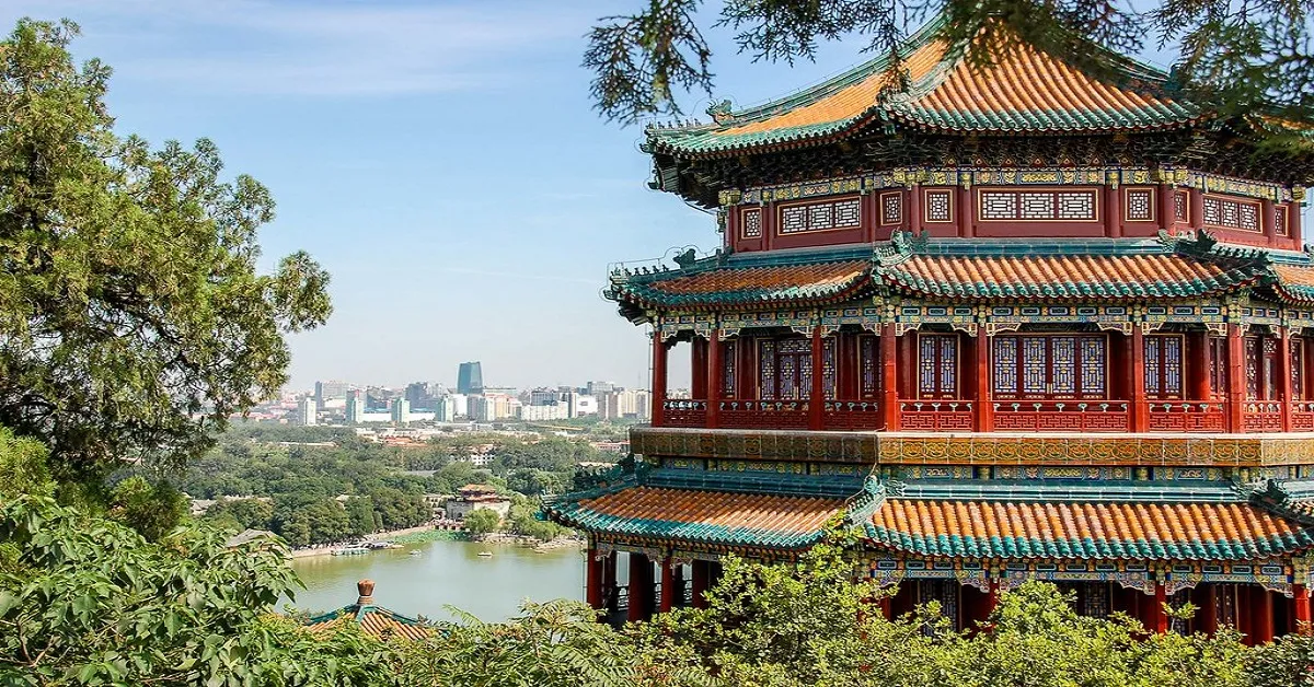 China Beijing Gubei Water Town Yiheyuan Summer Palace - ทัวร์จีน ปักกิ่ง เมืองโบราณกู๋เป่ย เที่ยวชมพระราชวังฤดูร้อนอวี้เหอหยวน (ไม่ลงร้าน)