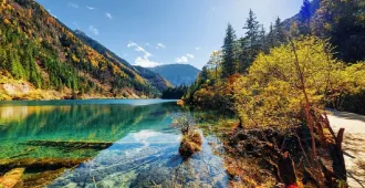 China Chengdu Jiuzhaigou Autumn - ทัวร์จีน จิ่วจ้ายโกว เฉิงตู อุทยานเทพเทวดา นั่งรถไฟความเร็วสูง (ลงร้าน)