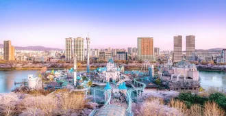 South Korea Paju Myeong dong Hongdae Club Aroma Lotte World - ทัวร์เกาหลีใต้ พาจู เมียงดง เมียงดง ฮงแด สนุกไปกับสวนสนุกล็อตเต้เวิลด์ 