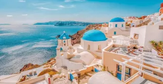 GrandGreece Athens Mykonos Santorini Oia Village - ทัวร์แกรนด์กรีซ เอเธนส์ มิโคนอส ซานโตรินี เที่ยวชมหมู่บ้านเอีย 