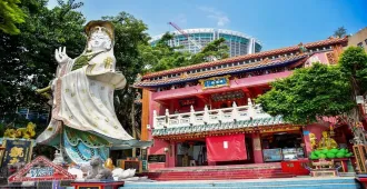 Hong Kong Kwun Yam Shrine Repulse Bay Che Kung Temple - ทัวร์ฮ่องกง เจ้าแม่กวนอิม รีพัลส์เบย์ วัดแชกงหมิว มูท็อปฮิต ชีวิตสุดปัง 9 วัดดัง