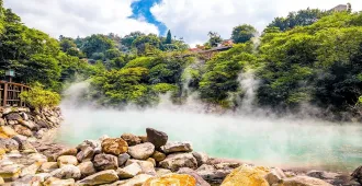 Taiwan Taipei Pingxi Railway Line Thermal valley - ทัวร์ไต้หวัน มหัศจรรย์...ไทเป ปล่อยโคมลอยเส้นทางรถไฟสายผิงซี หุบเขาน้ำพุร้อนเป่ยโถ่ว