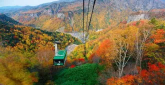 Japan Hokkaido Shiretoko Oshinkoshin Falls Kurodake Autumn - ทัวร์ญี่ปุ่น ฮอกไกโด ชิเรโตโกะ น้ำตกโกชินโคชิน นั่งกระเช้าคุโรดาเกะ ใบไม้เปลี่ยนสี