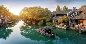 China Shanghai Longhua Temple Puyuan Fashion Ancient Town - ทัวร์จีน เซี่ยงไฮ้ วัดหลงหัว เที่ยวชมเมืองโบราณผู่หยวน (อิสระ 1 วัน + ลงร้าน)