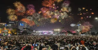 Taiwan Taichung Countdown to New Year 2026 - ทัวร์ไต้หวัน ซุปตาร์  ไทจง ชมพลุ เคาท์ดาวน์ปีใหม่ 2026