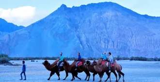 India Leh Ladakh Nubra Valley - ทัวร์อินเดีย เลห์ ลาดักห์ นูบร้าวัลเลย์ ขี่อูฐทะเลทรายกลางเทือกเขาหิมาลัย