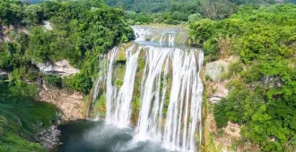 China Guiyang Huangguoshu Waterfall - ทัวร์จีน ซุปตาร์...กุ้ยหยางทำใจเหลว ดั่งตกเหวชื่อหลุมรัก เที่ยวชมน้ำตกหวงกั่วซู่ (ไม่ลงร้าน)