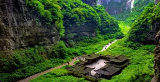 China Chongqing Wulong Dazu - ทัวร์จีน เรียล เรียล ฉงชิ่ง อู่หลง ต้าจู๋ อุทยานแห่งชาติหลุมฟ้า นิ่งไวววว้ ไม่ลงร้าน