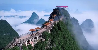 China Nanning Guilin yangshuo - ทัวร์จีน บินตรง หนานหนิง กุ้ยหลิน หยางซั่ว นั่งกระเช้าขึ้นเขาหรูยี่ฟง (ลงร้าน)