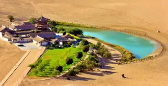 China Silk Road Xining Chaka Zhangye Crescent Lake - ทัวร์จีน แดนมังกรเส้นทางสายไหม ซีหนิง ฉาข่า จางเย่ ทะเลสาบจันทร์เสี้ยว นั่งรถไฟความเร็วสูง