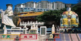 Hong Kong Tin Hau Temple Repulse Bay  - ทัวร์ฮ่องกง วัดทินหัวอ่าวรีพัลส์เบย์ พามูจัดหนัก