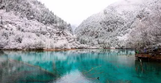 China Chengdu Jiuzhaigou Bipenggou Siguniangshan Winter - ทัวร์จีน เฉิงตู จิ่วจ้ายโกว ปี้เผิงโกว สี่ดรุณี ช่วงหิมะโปรปราย (ไม่ลงร้าน)