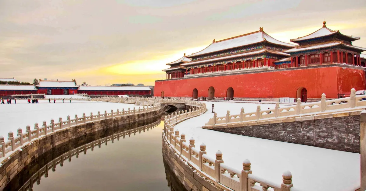 China Beijing Gubei in Winter Forbidden City Great wall of China - ทัวร์จีน ปักกิ่ง เมืองโบราณกู๋เป่ย หน้าหนาว พระราชวังต้องห้าม พิชิตกำแพงเมืองจีน ด่านซือหม่าไถ (ไม่ลงร้าน)