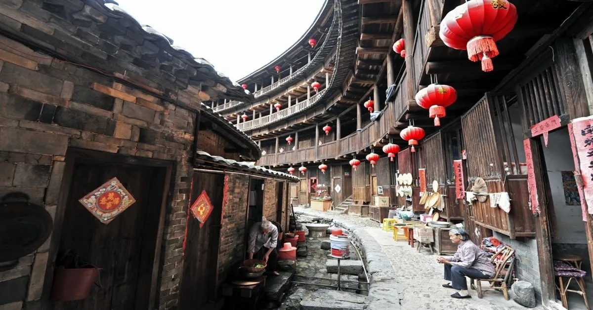 China Shantou Teochew Fujian Tulou - ทัวร์จีน ซัวเถา แต้จิ๋ว ชมบ้านดินเจิ้นเฉิงโหลว ราชาเเห่งบ้านดิน (ไม่ลงลร้าน)