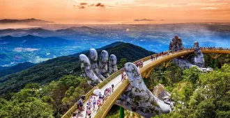 Central Vietnam Da Nang Basket Boat Bana Hills - ทัวร์เวียดนามกลาง ดานัง ล่องเรือกระด้ง บาน่าฮิลล์ (ไม่ลงร้าน)