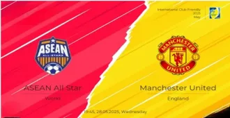 Malaysia Kuala Lumpur Manchester United VS Asean All Star - ทัวร์มาเลเซีย ทัวร์ดูบอล กัวลาลัมเปอร์ ชมการแข่งขันฟุตบอล ทีมแมนเชสเตอร์ ยูไนเต็ด พบกับ ทีมอาเซียน ออลสตาร์ส บัตร CAT6