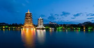 China Nanning Guilin Liuzhou Elephant Trunk Hill - ทัวร์จีน หนานหนิง กุ้ยหลิน หลิวโจว ชมแสงสีเสียงเขางวงช้าง (ลงร้าน)
