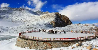 China Chengdu Jiuzhaigou Dagu  Glacier  Siguniangshan Autumn - ทัวร์จีน ซุปตาร์ เฉิงตู จิ่วจ้ายโกว ต๋ากู่ปิงชวน ภูเขาสี่ดรุณี ใบไม้เปลี่ยนสี (ไม่ลงร้าน)