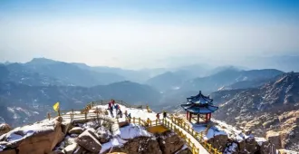 China Qingdao Linyi Laoshan Waterfall - ทัวร์จีน ชิงเต่า หลินอี๋ เหลาซาน เช็คอินอุทยานเหลาซาน  (ไม่ลงร้าน)