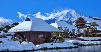 Japan Tokyo Narita Fuji Super Snow Freeday Or Disneyland - ทัวร์ญี่ปุ่น โตเกียว นาริตะ ฟูจิ หน้าหนาว อิสระท่องเที่ยวเต็มวัน หรือ สวนสนุกดิสนีย์แลนด์ ขอพรวัดอาซากุสะ ชมหมู่บ้านน้ำใส
