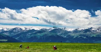 China Xinjiang Urumtsi Yining Tekes County Narat Grassland Kalajwin grassland - ทัวร์จีน มหัศจรรย์...ซินเจียงเหนือ อูรุมฉี อี้หนิง เทอเคอซือ นาราถี คาลาจวิ้น (ไม่ลงร้าน)
