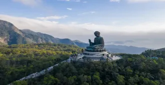 Hong Kong Kun Im Temple Hung Hom Disneyland - ทัวร์ฮ่องกง เส้นทางเศรษฐี มูเสริมทรัพย์รับโชค เปิดท้องพระคลังเจ้าแม่กวนอิมฮ่องฮำ นั่งกระเช้านองปิง นมัสการพระใหญ่โป่วหลิน