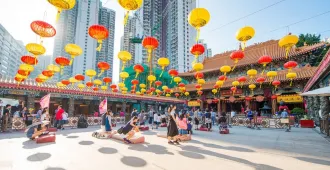 Hong Kong - ทัวร์ฮ่องกง ซุปตาร์ใจสมใจ มู 9 วัด