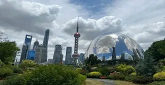 China Shanghai slow life - ทัวร์จีน เซี่ยงไฮ้ สโลไลฟ์ นั่งรถรางชมอุโมงเลเซอร์ เดอะบัน หนานจิงลู่