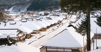Japan Tokyo Tohoku Sendai Fukushima Winter Ouchi juku - ทัวร์ญี่ปุ่น โตเกียว โทโฮคุ เซ็นได ฟุกุชิมะ ชมหมู่บ้านโออุจิจูคุ 