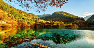 China Chengdu Dujiangyan Siguniangshan Jiuzhaigou Bipenggou Stay autumn - ทัวร์จีน เฉิงตู ตูเจียงเยี่ยน สี่ดรุณี จิ่วจ้ายโกว ปี้เผิงโกว ใบไม้เปลี่ยนสี ไม่ลงร้าน